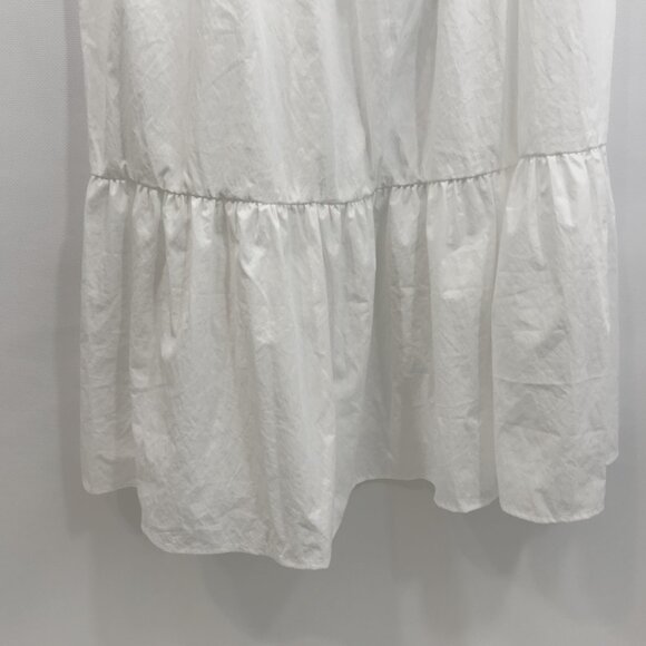 Summer Boho Dress White Corset Tie L - Picture 7 of 11